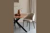 Miniature Chaise en tissu blanc Ayle 2