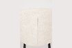 Miniature Chaise en tissu blanc Ayle 11