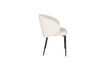 Miniature Chaise en tissu blanc Ayle 6