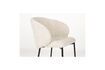 Miniature Chaise en tissu blanc Ayle 7