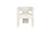 Miniature Chaise en tissu blanc cassé Medina 1