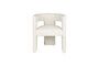 Miniature Chaise en tissu blanc cassé Medina Détouré