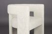 Miniature Chaise en tissu blanc cassé Medina 4