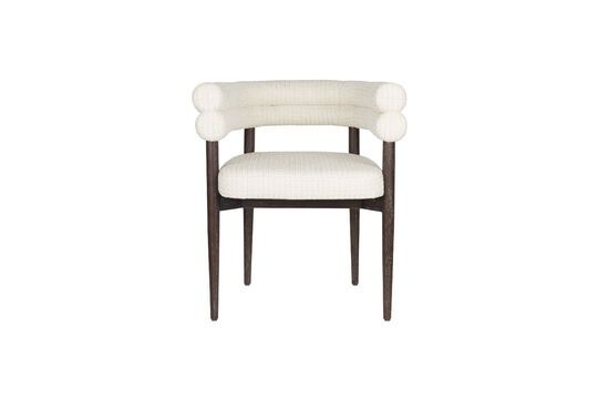 Chaise en tissu blanc cassé Sela Détouré