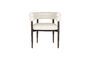Miniature Chaise en tissu blanc cassé Sela Détouré
