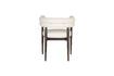 Miniature Chaise en tissu blanc cassé Sela 11