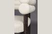 Miniature Chaise en tissu blanc cassé Sela 5