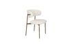 Miniature Chaise en tissu blanc Claes 3