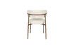 Miniature Chaise en tissu blanc Claes 4
