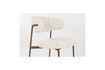Miniature Chaise en tissu blanc Claes 6