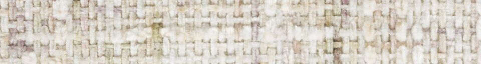 Mise en avant matière Chaise en tissu blanc Claes