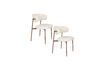 Miniature Chaise en tissu blanc Claes 9
