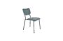 Miniature Chaise en tissu gris-bleu Benson Détouré