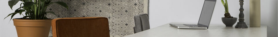 Mise en avant matière Chaise en tissu gris foncé Ridge Kink Rib