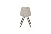 Miniature Chaise en tissu gris Franky 8