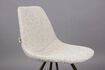 Miniature Chaise en tissu gris Franky 3