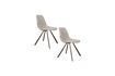 Miniature Chaise en tissu gris Franky 11