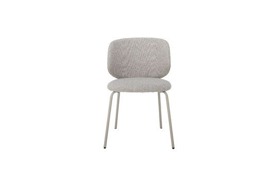 Chaise en tissu gris Ponte Détouré