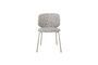 Miniature Chaise en tissu gris Ponte Détouré