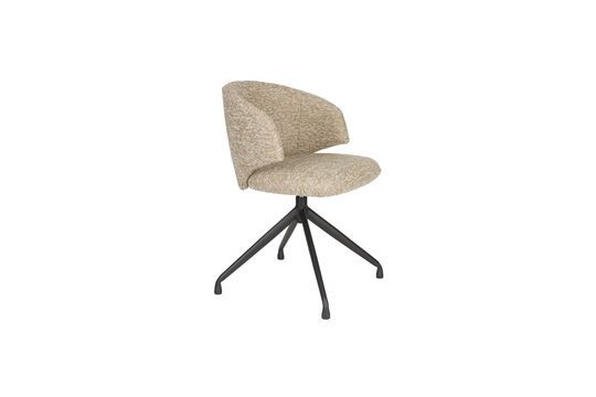 Chaise en tissu marron Balado Détouré