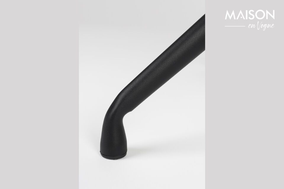 Chaise en tissu marron Balado - 8