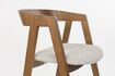 Miniature Chaise en tissu marron Mads 10