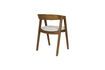 Miniature Chaise en tissu marron Mads 4