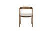 Miniature Chaise en tissu marron Mads 7