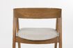 Miniature Chaise en tissu marron Mads 13