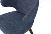 Miniature Chaise en tissu melangé bleu Cape 5