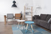 Miniature Chaise en tissu noir Ridge Kink Rib 5