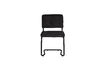 Miniature Chaise en tissu noir Ridge Kink Soft 4