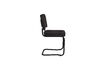 Miniature Chaise en tissu noir Ridge Kink Soft 5