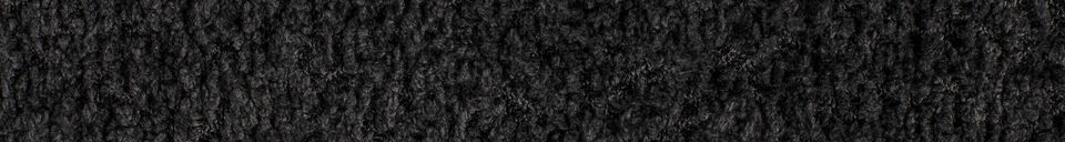Mise en avant matière Chaise en tissu noir Ridge Kink Soft