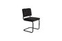 Miniature Chaise en tissu noir Ridge Soft Détouré