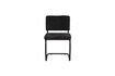 Miniature Chaise en tissu noir Ridge Soft 4