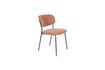 Miniature Chaise en tissu rose Jolien 1
