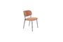 Miniature Chaise en tissu rose Jolien Détouré