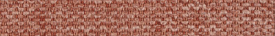 Mise en avant matière Chaise en tissu rose Jolien