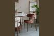 Miniature Chaise en tissu rouge Claes 2