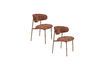 Miniature Chaise en tissu rouge Claes 9