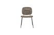 Miniature Chaise en tissu sable foncé Carma 4