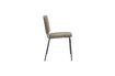 Miniature Chaise en tissu sable foncé Carma 5