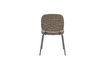 Miniature Chaise en tissu sable foncé Carma 6