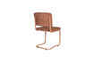 Miniature Chaise en tissu terracotta Ridge Kink Soft 6
