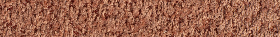 Mise en avant matière Chaise en tissu terracotta Ridge Kink Soft