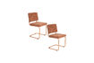 Miniature Chaise en tissu terracotta Ridge Soft 11