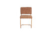 Miniature Chaise en tissu terracotta Ridge Soft 7