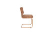 Miniature Chaise en tissu terracotta Ridge Soft 8