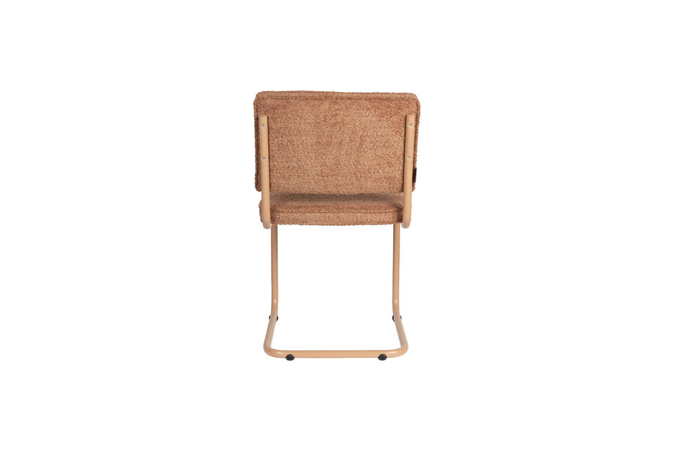 Chaise en tissu terracotta Ridge Soft - 8
